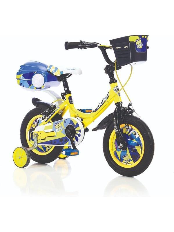 Corelli Moojoo Alüminyum Kadro Aksesuarlı 12 Jant Çocuk Bisikleti Sarı 2-4 Yaş - Image 1