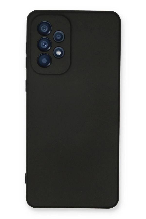 Samsung Galaxy A53 5G Kılıf Nano içi Kadife Silikon - Siyah-(5796) - Image 1