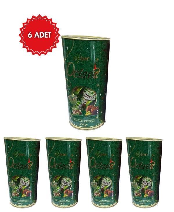 Şölen Octavia Antep Fıstıklı Çikolata 236 g 6 Adet - Image 1