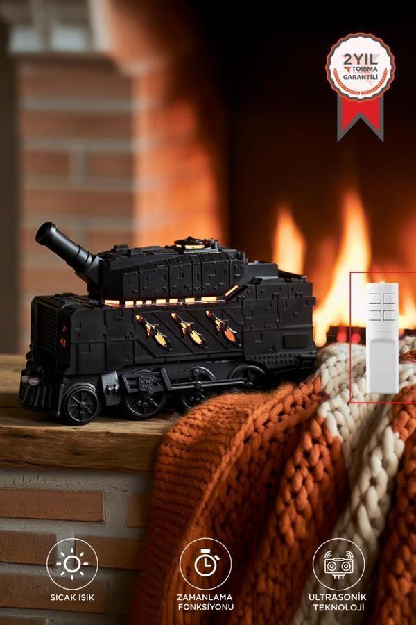 Torima H20 Tank Tasarım Ultrasonik Hava Nemlendirici ve Renkli LED 300 ml Aroma Difüzör - Image 1