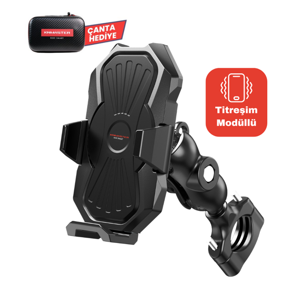 KNMASTER TT-880 Titreşim Önleyicili Motosiklet Telefon Tutucu - Image 1
