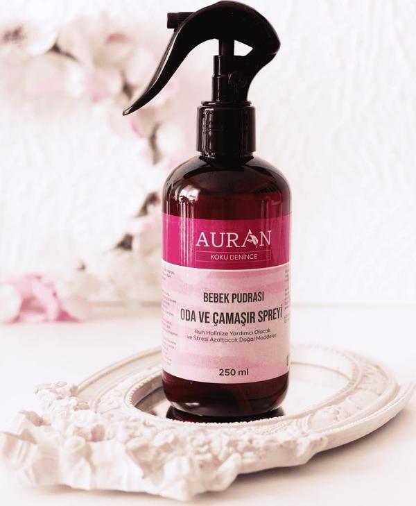 AURAN Bebek Pudrası Oda Ve Çamaşır Spreyi Oda Kokusu Room Spray 250ml - Image 1