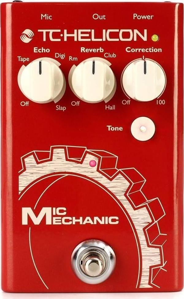 TC Helicon Mic Mechanic 2 Vokal Güçlendirici /Düzeltici Pedal - Image 1