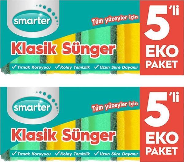 SMARTER KLASİK BULAŞIK SÜNGERİ 10 LU - Image 1