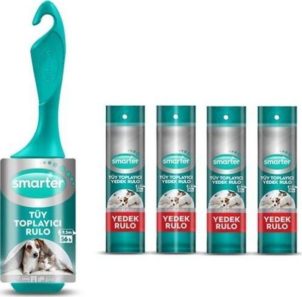 SMARTER TÜY TOPLAYICI RULO + 4 YEDEK KEDİ KÖPEK - Image 1