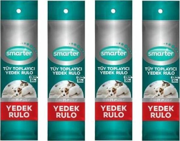 SMARTER TÜY TOPLAYICI YEDEK 4 LÜ PAKET KEDİ KÖPEK - Image 1