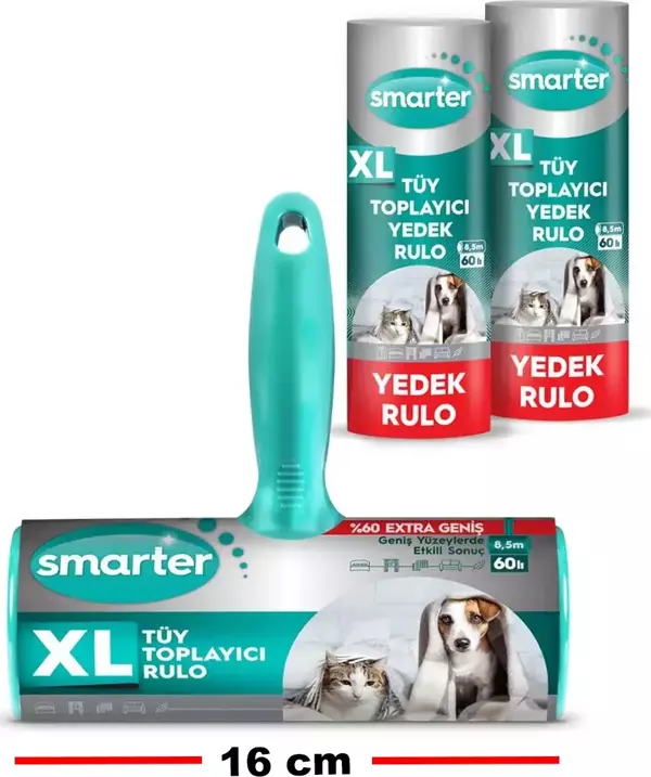SMARTER XL TÜY TOPLAYICI RULO + 2 YEDEK RULO - Image 1