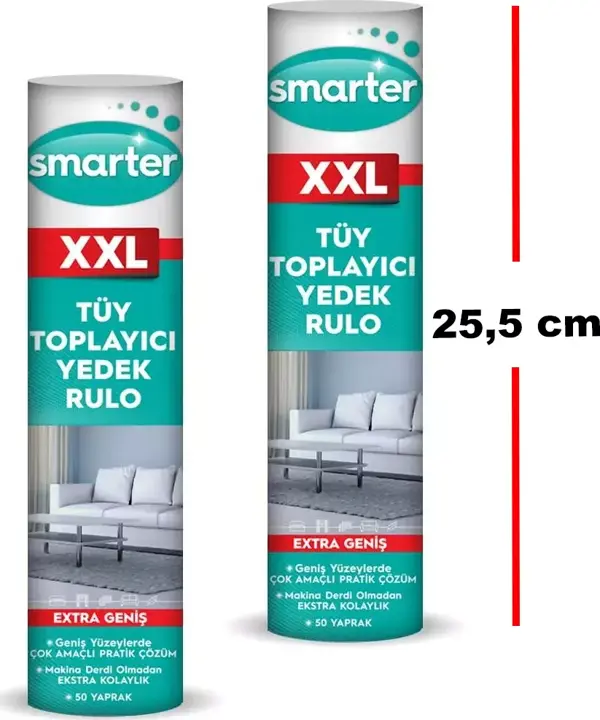 SMARTER Xxl 2 Adet Tüy Toplayıcı Yedek Rulo - Image 1