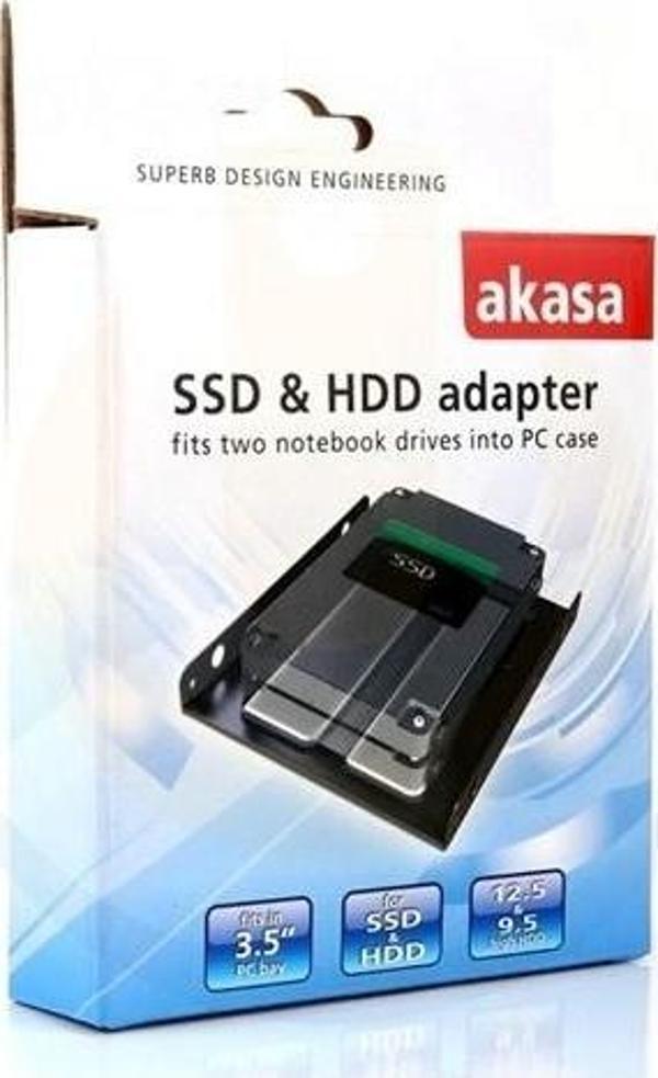 Ak-Hda03 2 X 2,5" Hdd 3.5" Adaptör + Sata Kablo Seti - Image 1