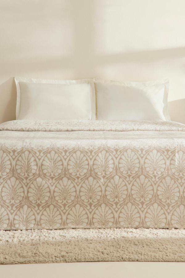 Karaca Home Muiusa Çift Kişilik Akrilik Battaniye Açık Kahve - Image 1