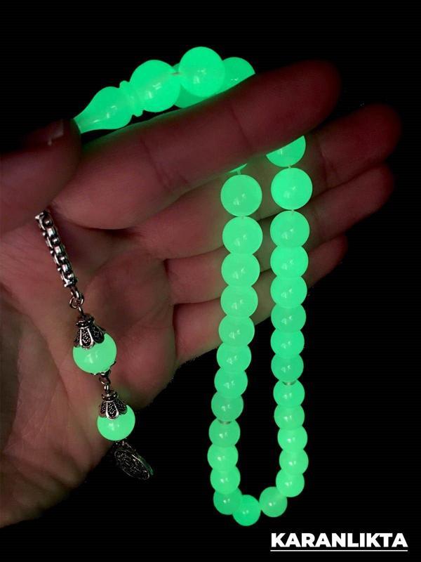 Yüksek Fosforlu Küre Kedi Gözü Tesbih - Image 1