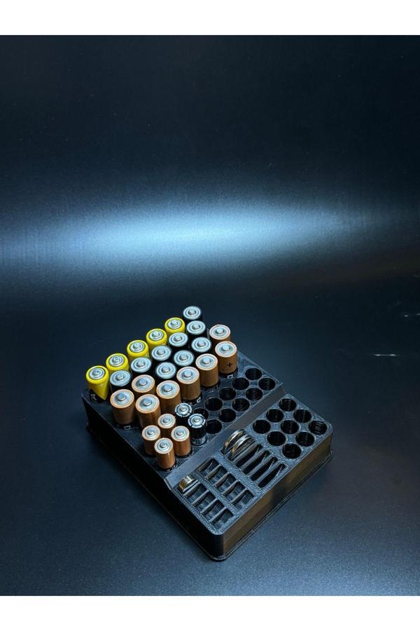 Gadget Gurme Pil Kutusu Organizer Düzenleyici Aaa Aa Lr44 Mn21 Cr32 - Image 1