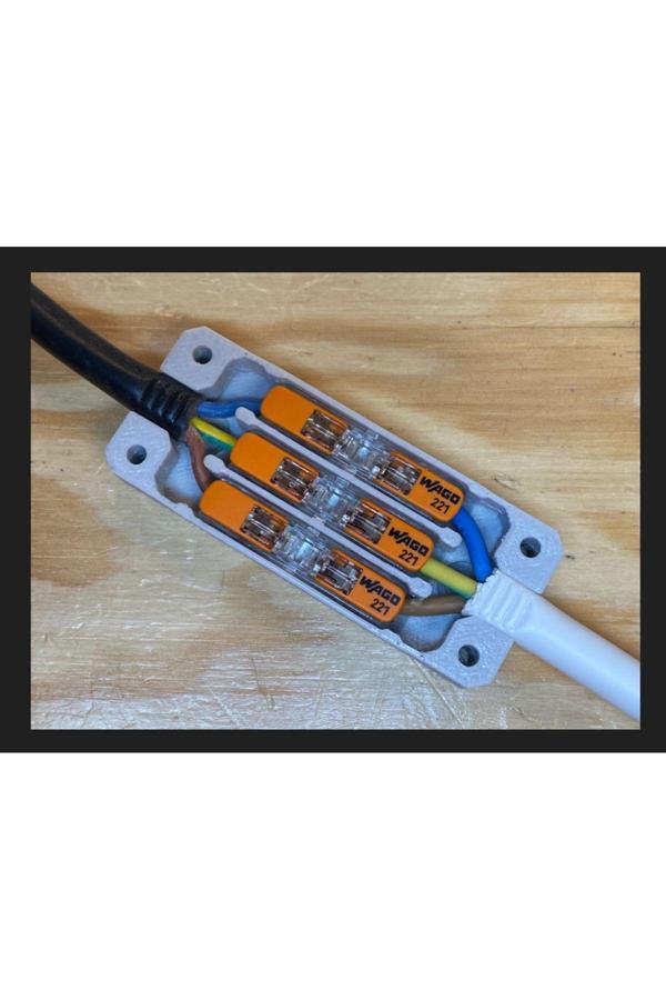 Gadget Gurme Dayanıklı Uzatma Kutuları 2 Adet - Wago 221-2401 Ve 221-2411 Modelleriyle Uyumlu 3 Lü Wago Dahil Dgl - Image 1