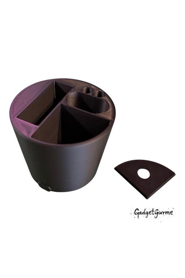 Gadget Gurme İqos İluma One İçin Araç İçi Bardaklık Stand Ve Çöp Kutusu Ufak Plastik - Image 1