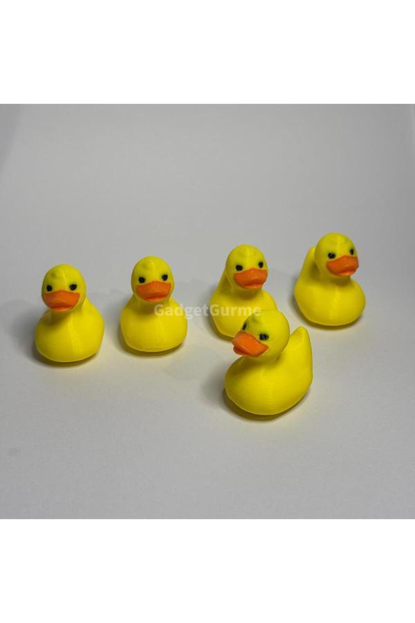 Gadget Gurme 4'Lü Mini Ördek Set Dikiz Aynası Süsü Araba Süsü Hediyelik Eşya - Image 1