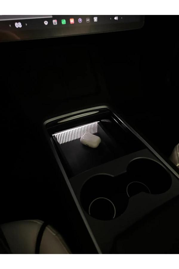 Gadget Gurme Tesla Yeni Model Y 2025 Juniper Orta Konsol Düzenleyici Araç Içi Organizer - Image 1