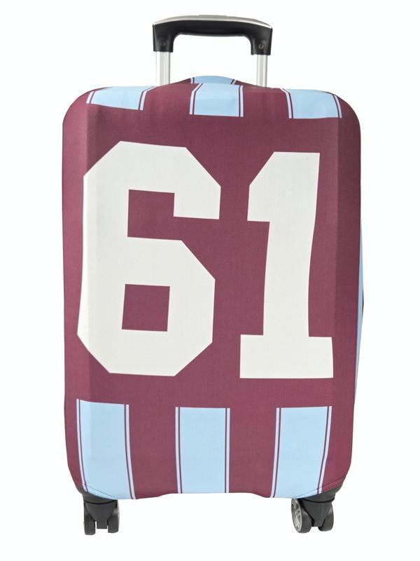 (My#141 TRABZON) VALİZ İÇİN KILIF Bordo-Mavi-Kabin Boy - Image 1