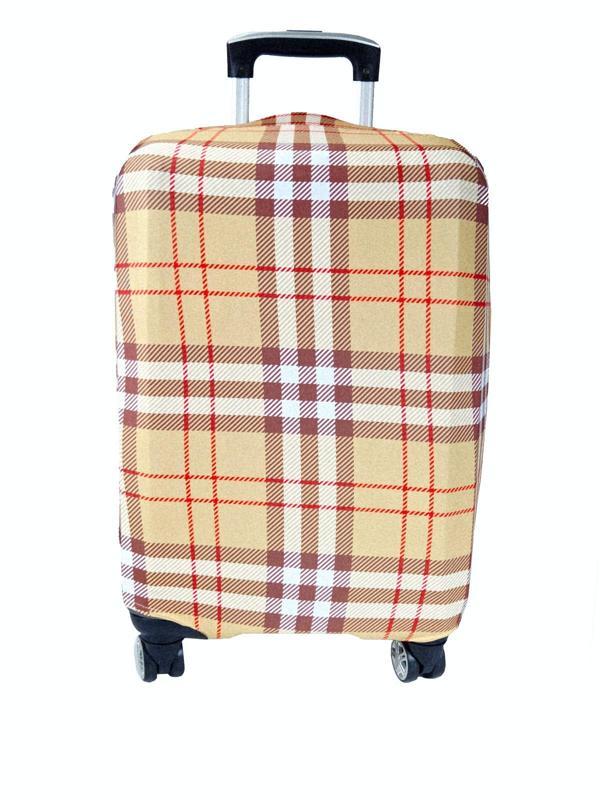 (My#142 DESEN) VALİZ İÇİN KILIF Bej-Büyük Boy - Image 1