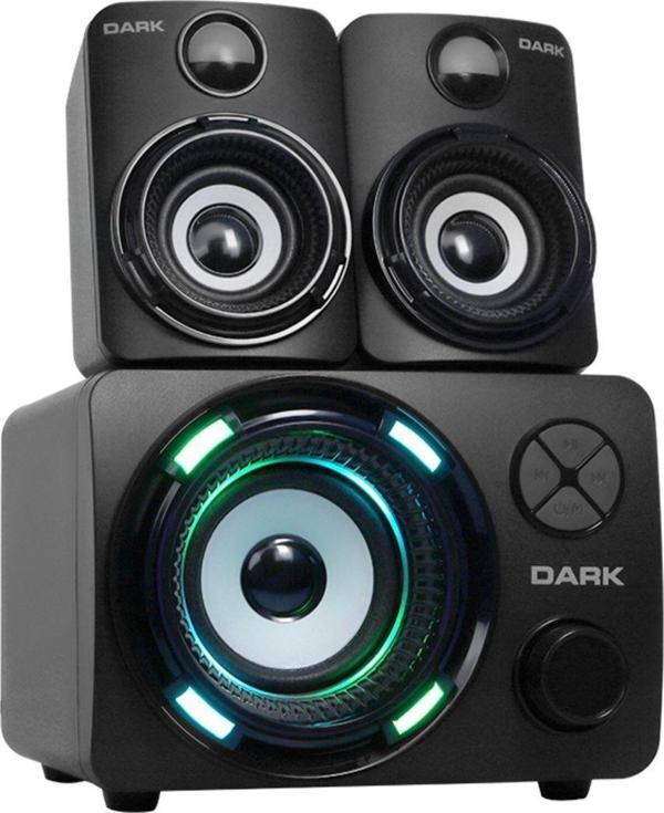 Sp-214 Total 11W Rms 7 Farklı Renk Titreşimli Led 2+1 Multimedia Speaker - Image 1