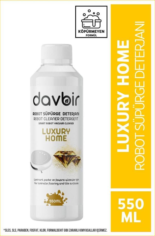 Davbir Luxury Home Kokulu Akıllı Robot Süpürge Deterjanı,Sprey Mop Deterjanı,Yüzey Temizleyici 550ml - Image 1