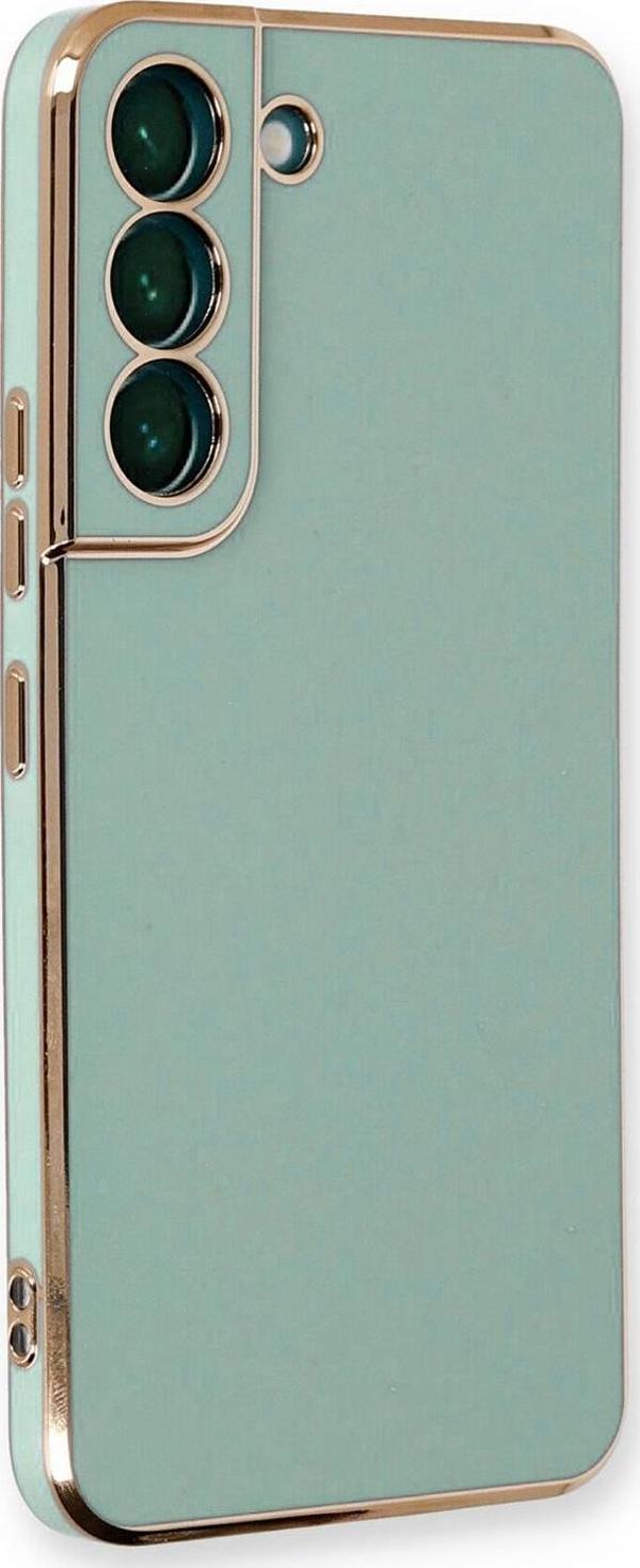 Microsonic Samsung Galaxy S22 Plus Kılıf Olive Plated Yeşil - Image 1