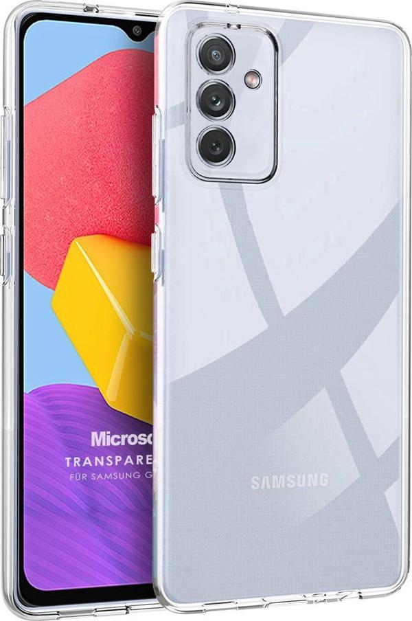 Microsonic Samsung Galaxy M13 Kılıf Transparent Soft Şeffaf - Image 1