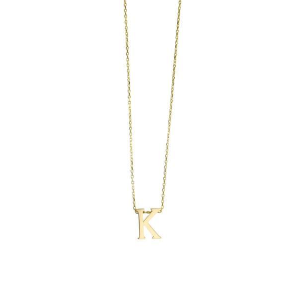 14 Ayar Altın Harfli Kolye  -  0196713 - Image 1