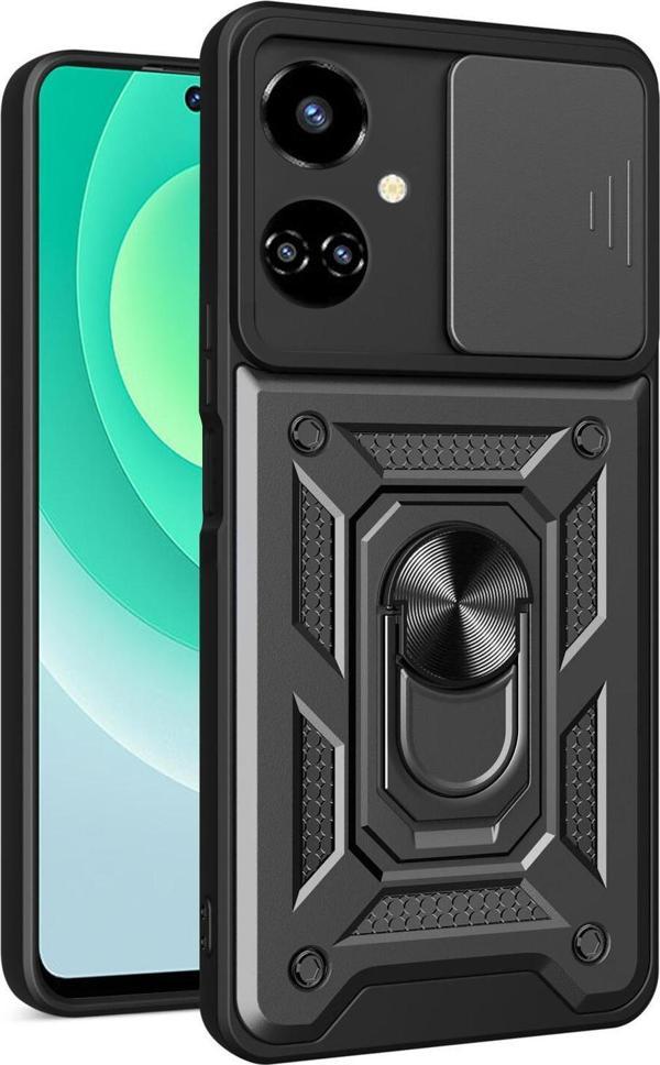 Microsonic TECNO Camon 19 Neo Kılıf Impact Resistant Siyah - Image 1
