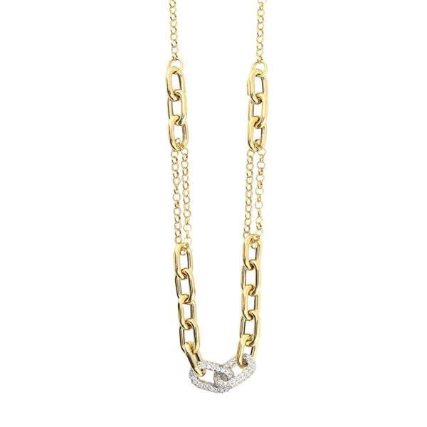 14 Ayar Altın Tasarım Kolye  -  0181242 - Image 1