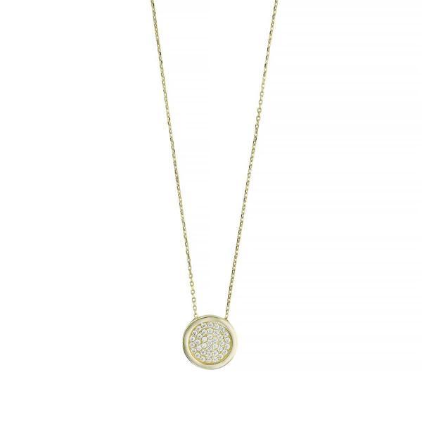 14 Ayar Altın Tasarım Kolye  -  0201305 - Image 1