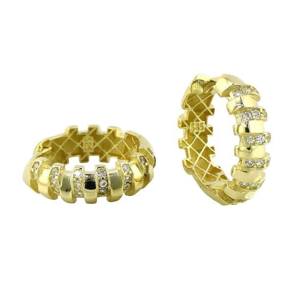 14 Ayar Altın Tasarım Küpe  -  0201100 - Image 1