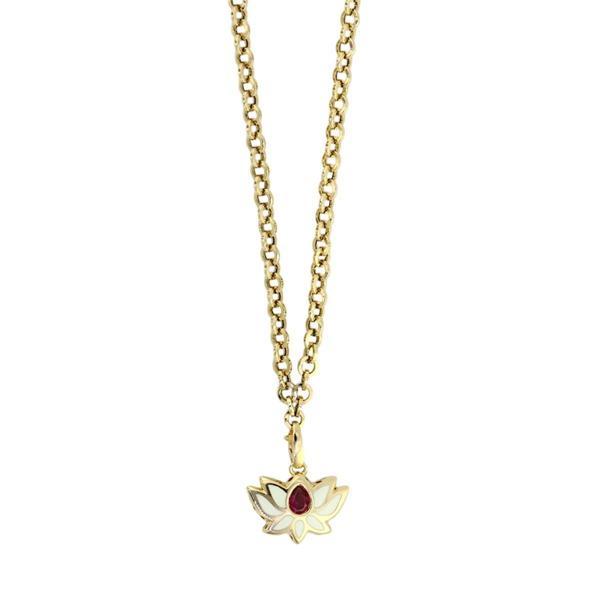 14 Ayar Altın Tasarım Kolye  -  F003669 - Image 1