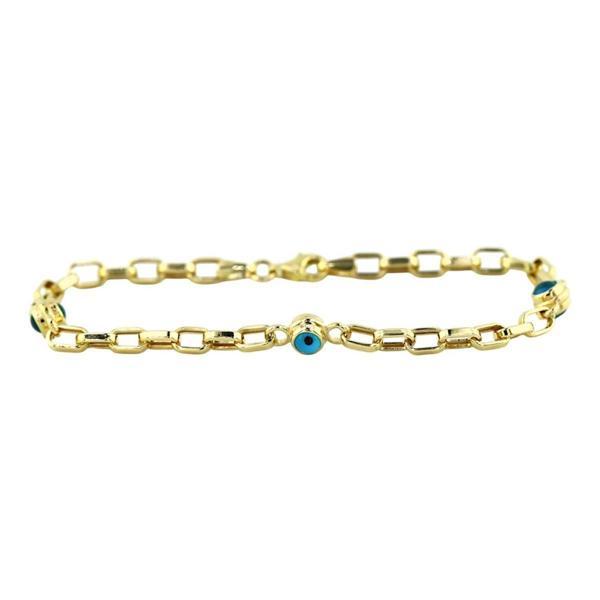 14 Ayar Altın Nazar Boncuklu Bileklik  -  0200932 - Image 1