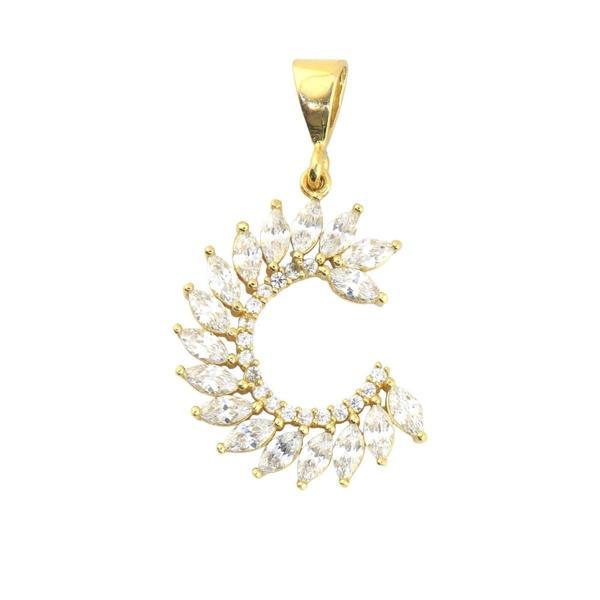 14 Ayar Altın Harfli Kolye Ucu  -  0180313 - Image 1