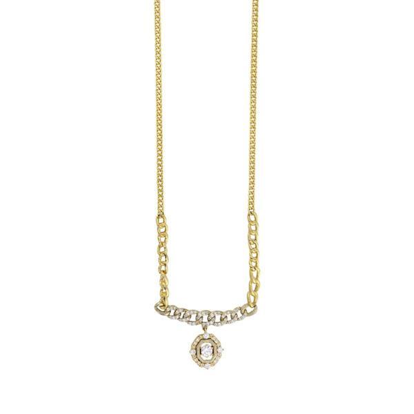 14 Ayar Altın Tasarım Kolye  -  0188875 - Image 1