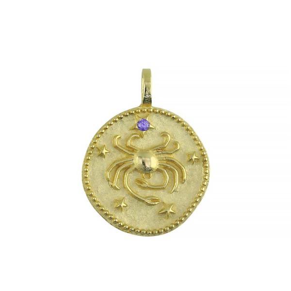 14 Ayar Altın Burç Kolye Ucu  -  0201797 - Image 1