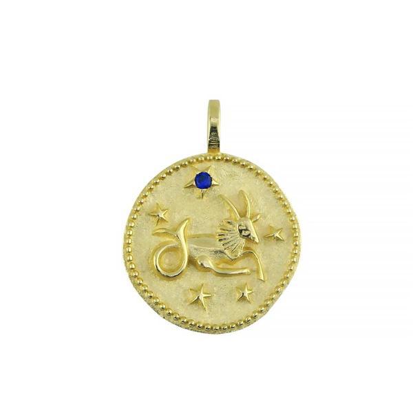 14 Ayar Altın Burç Kolye Ucu  -  0201805 - Image 1