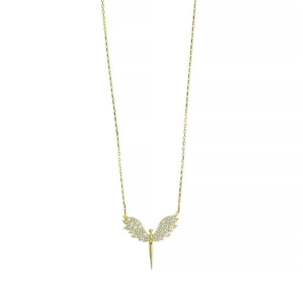 14 Ayar Altın Melek Kolye  -  0201269 - Image 1