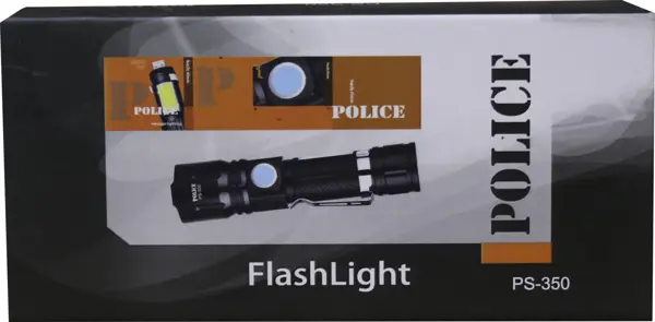 Ps-350 Zoom Kırmızı İkaz Işıklı Ve Magnet Özellikli Şarjlı El Feneri - Image 1