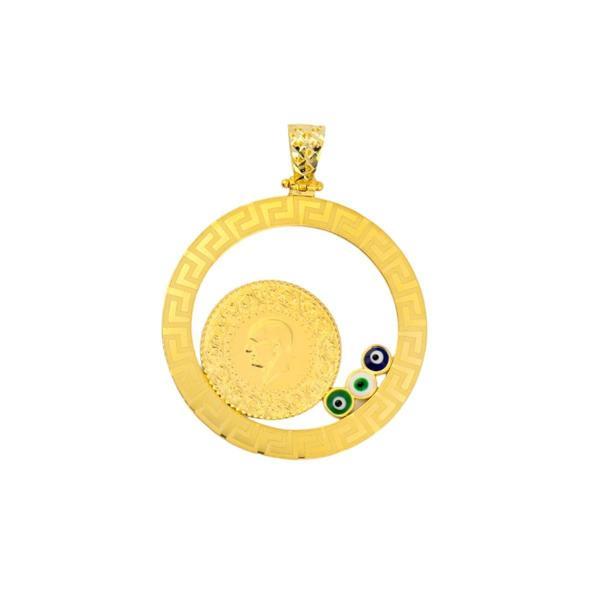 14 Ayar Altın Çeyrekli Kolye Ucu  -  0180758 - Image 1