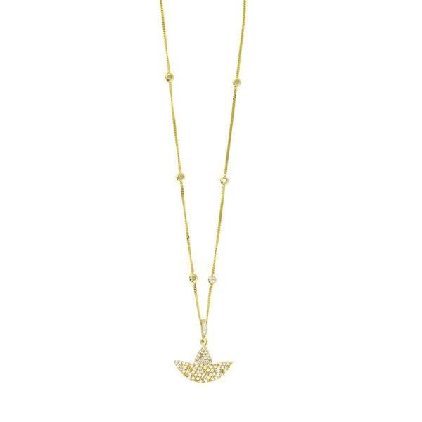 14 Ayar Altın Tasarım Kolye  -  0194378 - Image 1