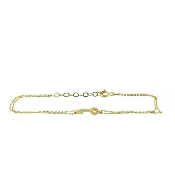 14 Ayar Altın Tasarım Bileklik  -  0201416 - Image 1