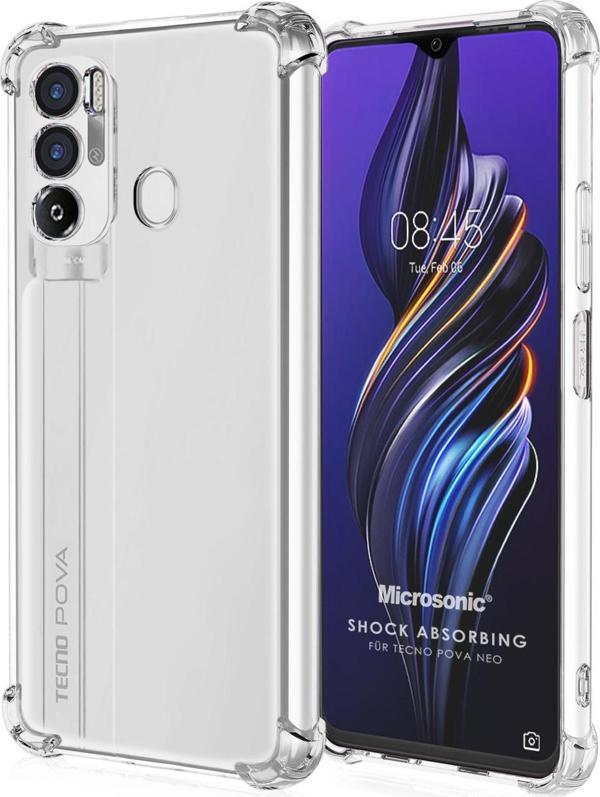Microsonic TECNO Pova Neo Kılıf Shock Absorbing Şeffaf - Image 1