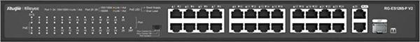 Ruijie Reyee Rg-Es126S-Lp 24 Port Poe+ 10-100 Mbps + 2 Port 10-100-1000 Mbps Uplink Switch Hub - Image 1