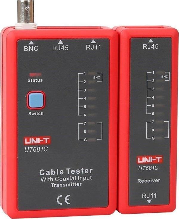 Unı-T UT681C RJ-11 / RJ-45 Network BNC Kablo Test Cihazı - Image 1