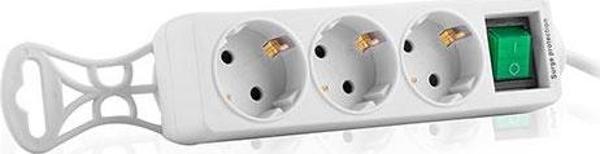Spg-F03 1.5 Metre 306 Joule Flat Soket 3G1.0Mm Tam Bakır 3 Lü Akım Korumalı Priz Çoklayıcı - Image 1