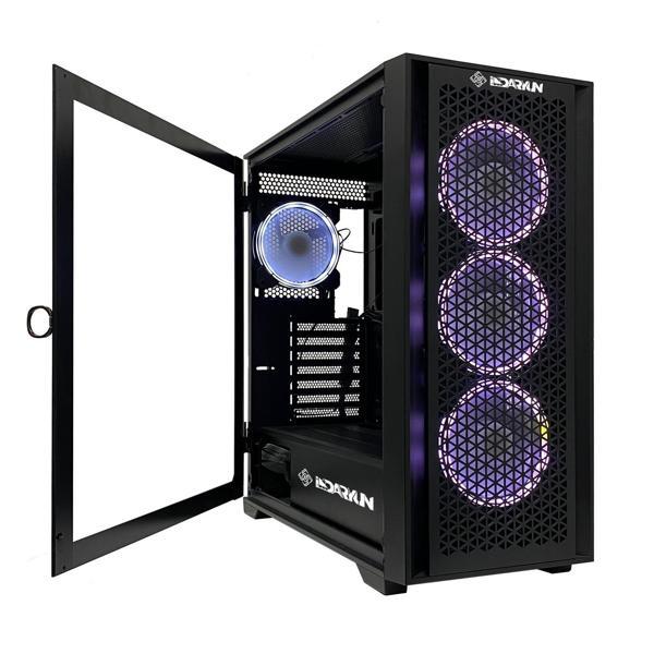 DARYUN NİRSA GAMING PRO 4 x 120 MM BLACK ARGB FANLI BİLGİSAYAR KASASI - Image 1