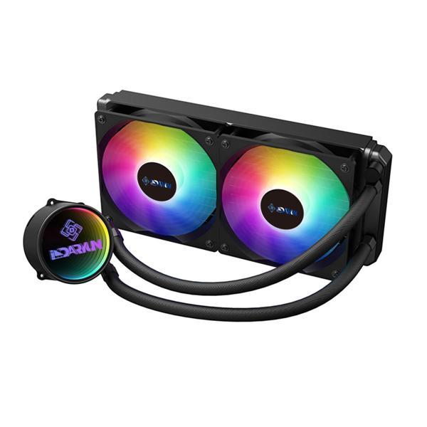 DARYUN Cix 240mm Argb Sıvı Soğutma 2x12cm Fan Amd*intel Uyumlu Yüksek Performanslı Işlemci Soğutucusu - Image 1