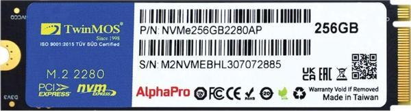 256Gb Nvme256Gb2280Ap M.2 Pcie Gen3 Nvme Ssd (3600-3250Mb-S) Tlc 3Dnand Ssd Harddisk - Image 1
