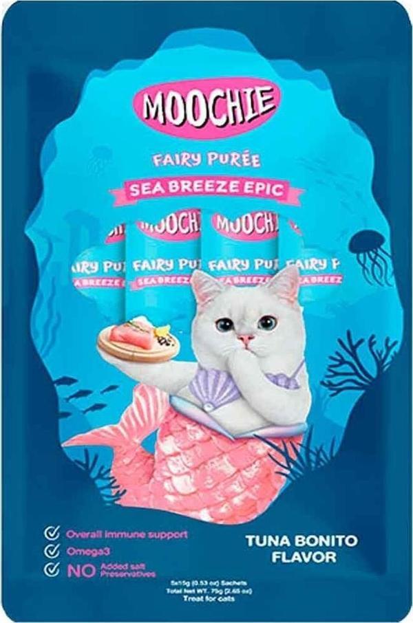 Moochie Sıvı Kedi Ödülü Ton-Palamut 5x15 Gr - Image 1